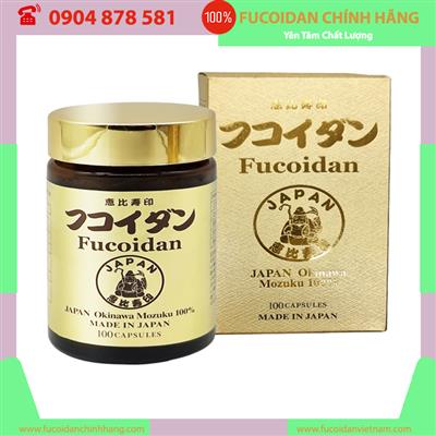 Okinawa Mozuku Fucoidan 100% Nhật Bản. Hộp 100 viên